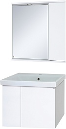 Misty Мебель для ванной Лира 60 R подвесная белая – фотография-1